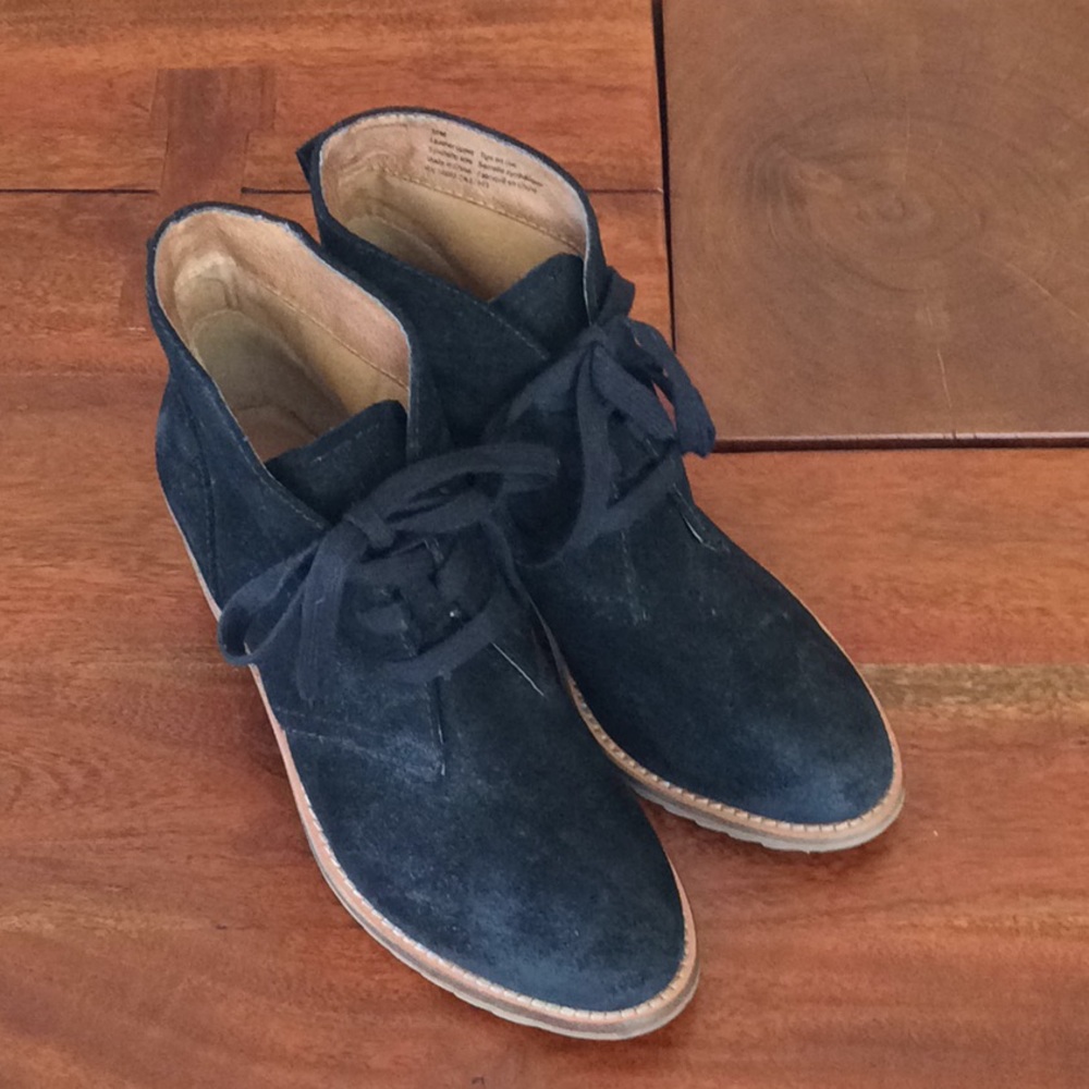 Bialy Gia Black Suede Ankle Boot Size 7